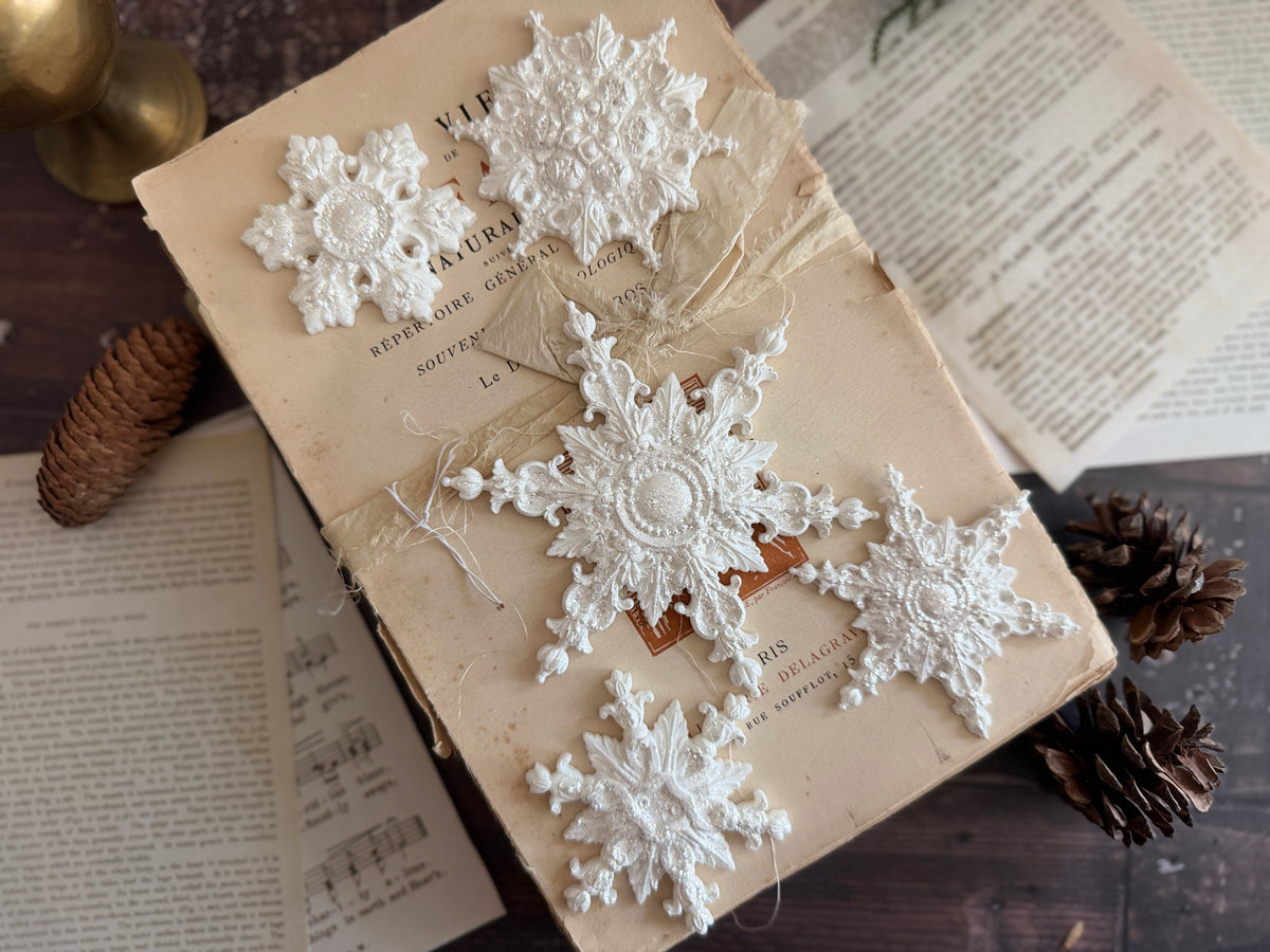 Snowflakes Mould – Iron Orchid Designs *****PREORDER*****