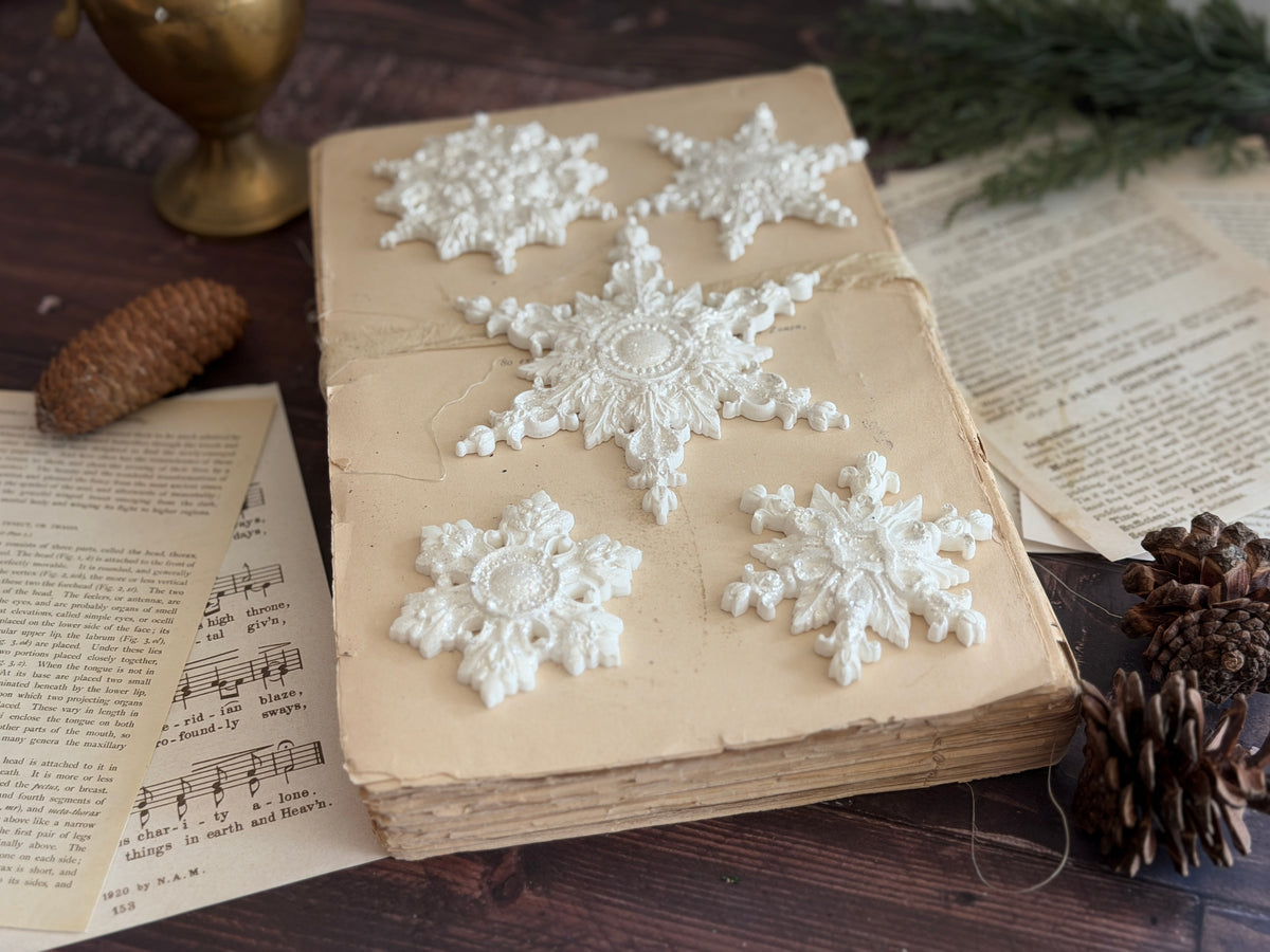 Snowflakes Mould – Iron Orchid Designs *****PREORDER*****