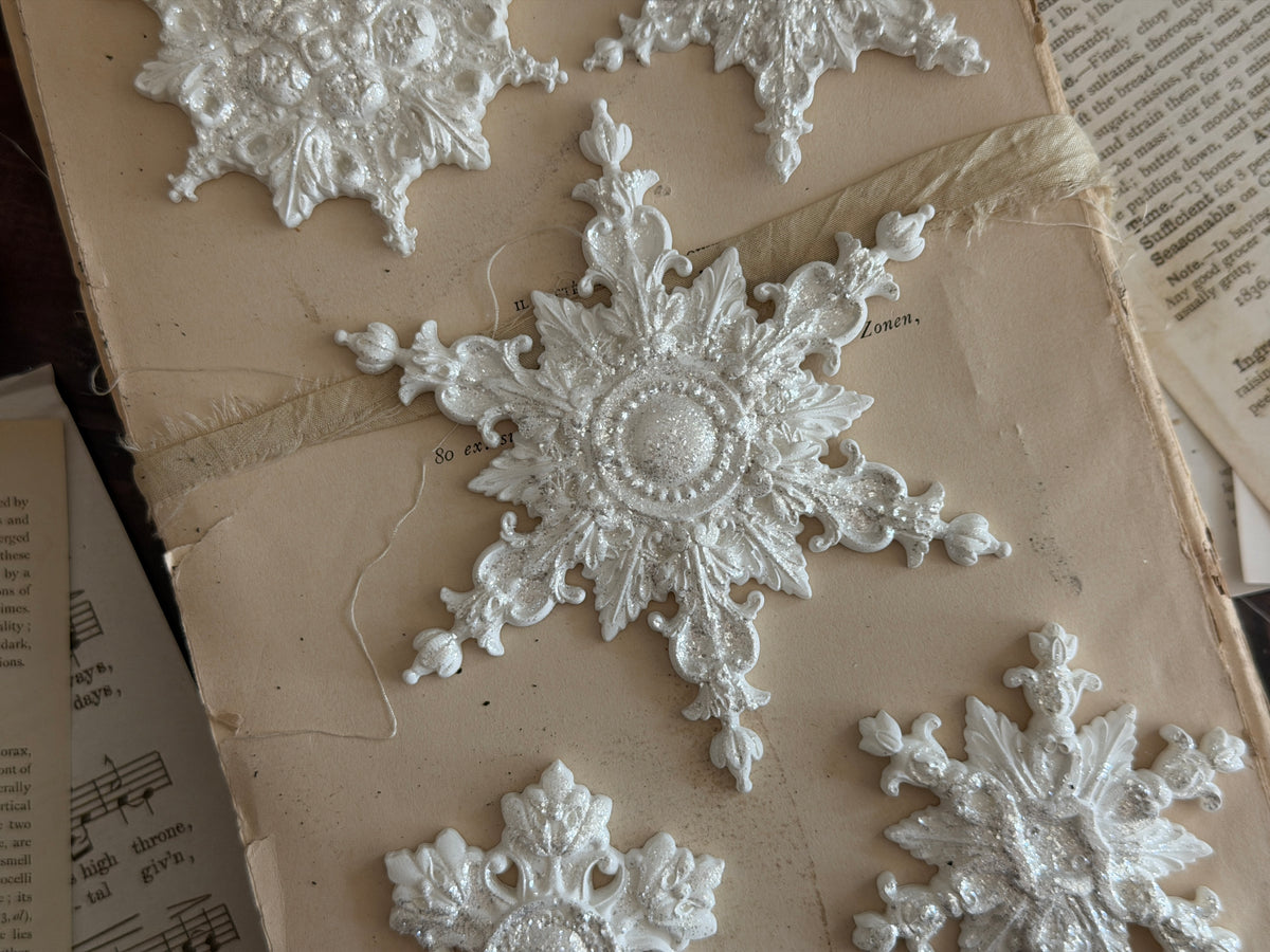 Snowflakes Mould – Iron Orchid Designs *****PREORDER*****