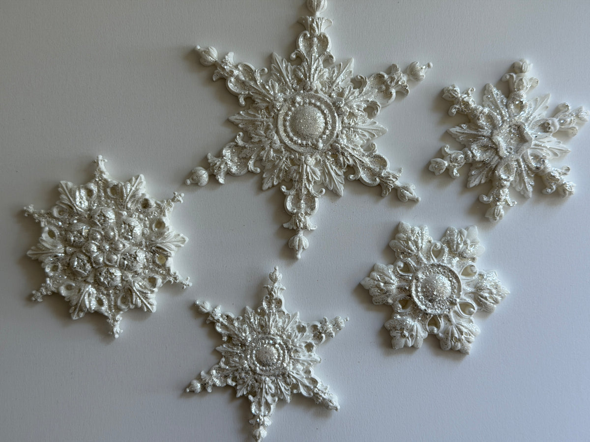Snowflakes Mould – Iron Orchid Designs *****PREORDER*****