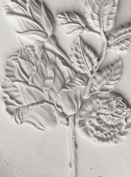 Roses Mould (IOD) Iron Orchid Designs- 6x10