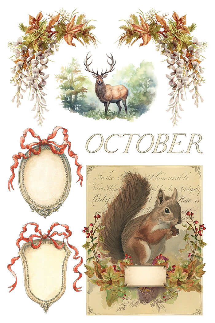 IOD Santa's Hollow Transfer, Iron Orchid Designs, Christmas furniture transfer, vintage Christmas décor, furniture makeover, and holiday DIY projects 2