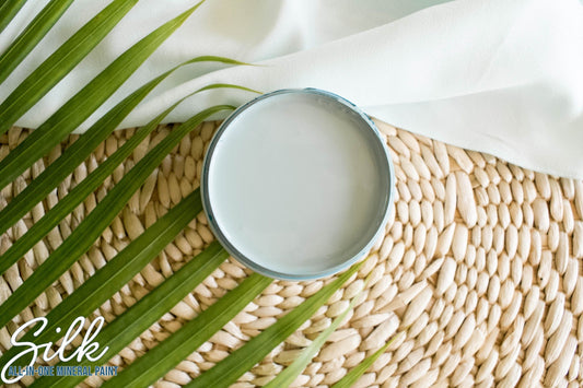 Serenity Dixie Belle Silk All-In-One Mineral Paint in soft pale blue green