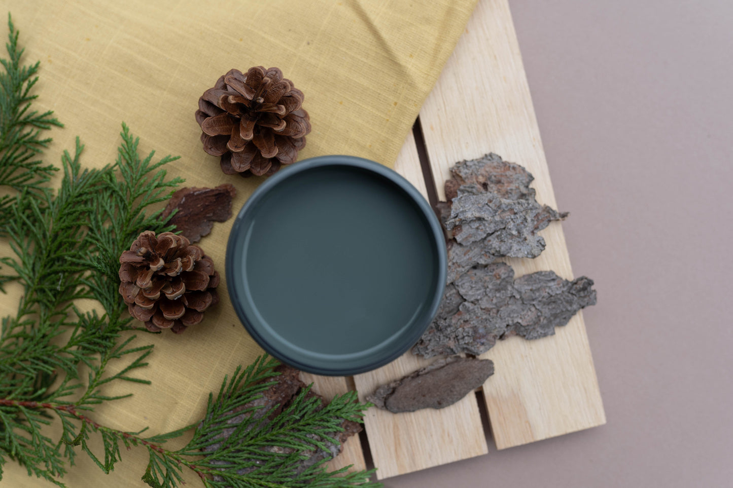 Smoky Mountains Dixie Belle Silk All-In-One Mineral Paint in deep muted blue gray
