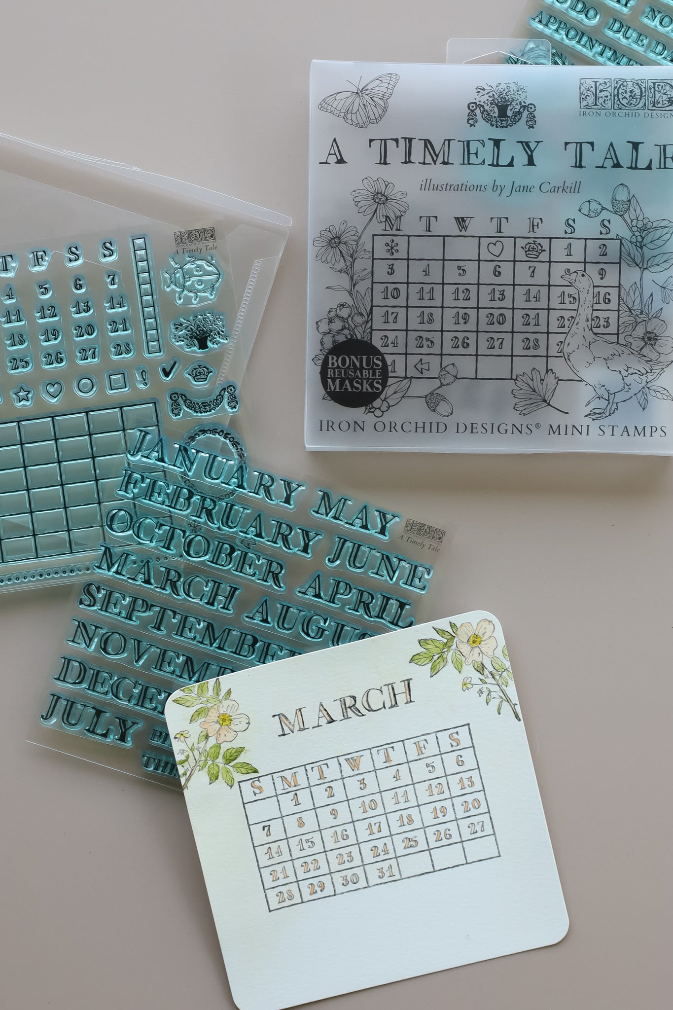 IOD A Timely Tale Stamp Set – Iron Orchid Designs