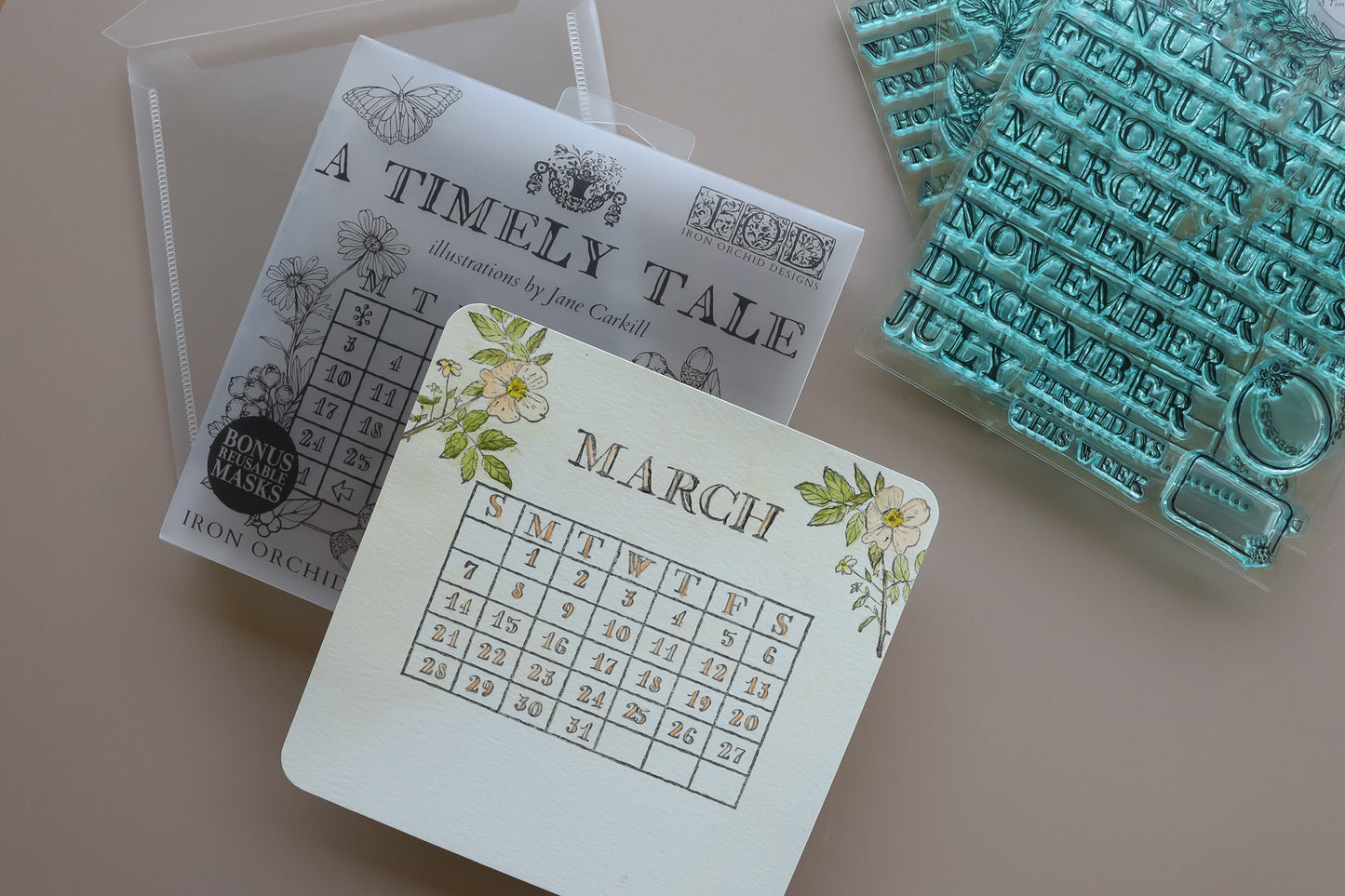 IOD A Timely Tale Stamp Set – Iron Orchid Designs