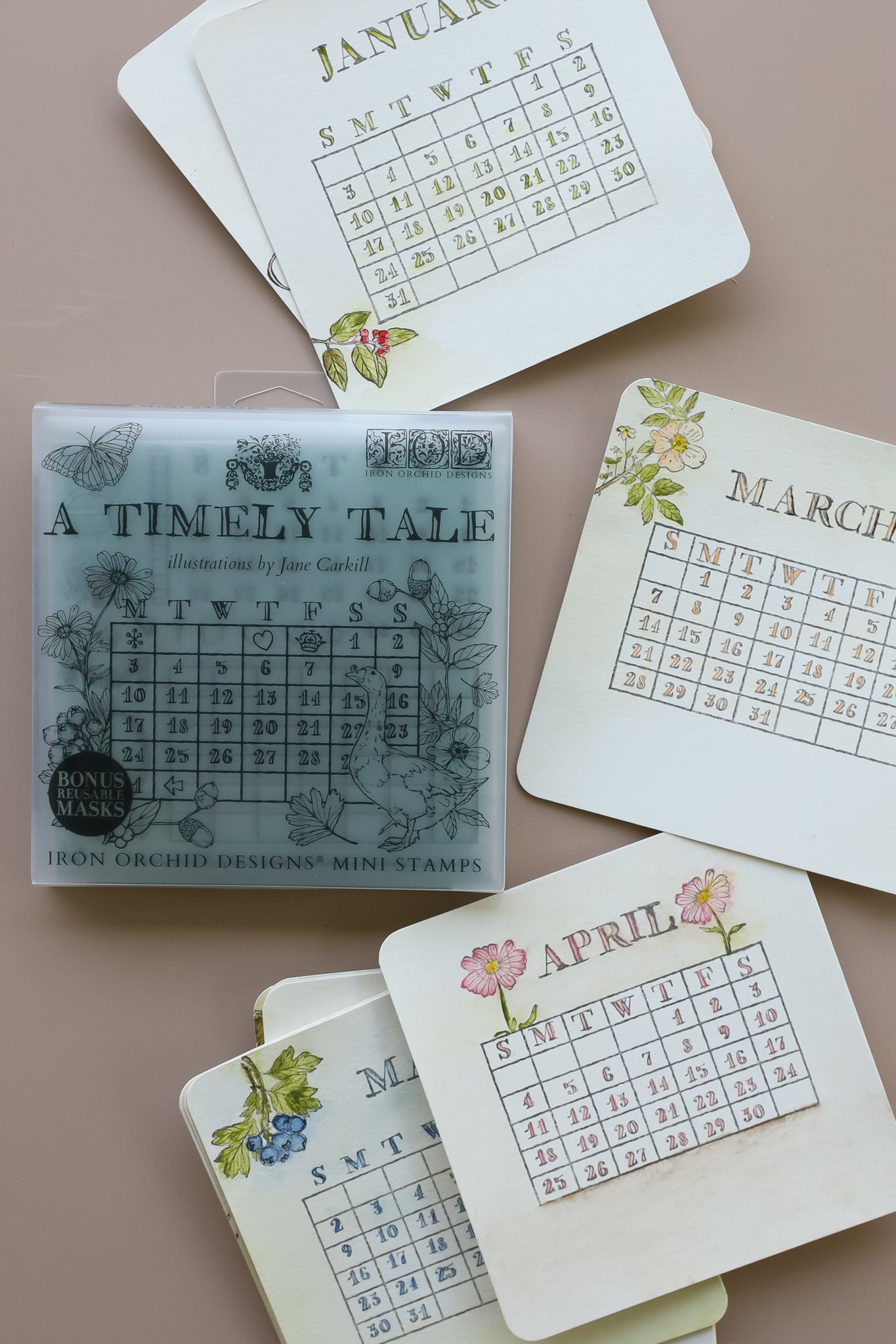 IOD A Timely Tale Stamp Set – Iron Orchid Designs