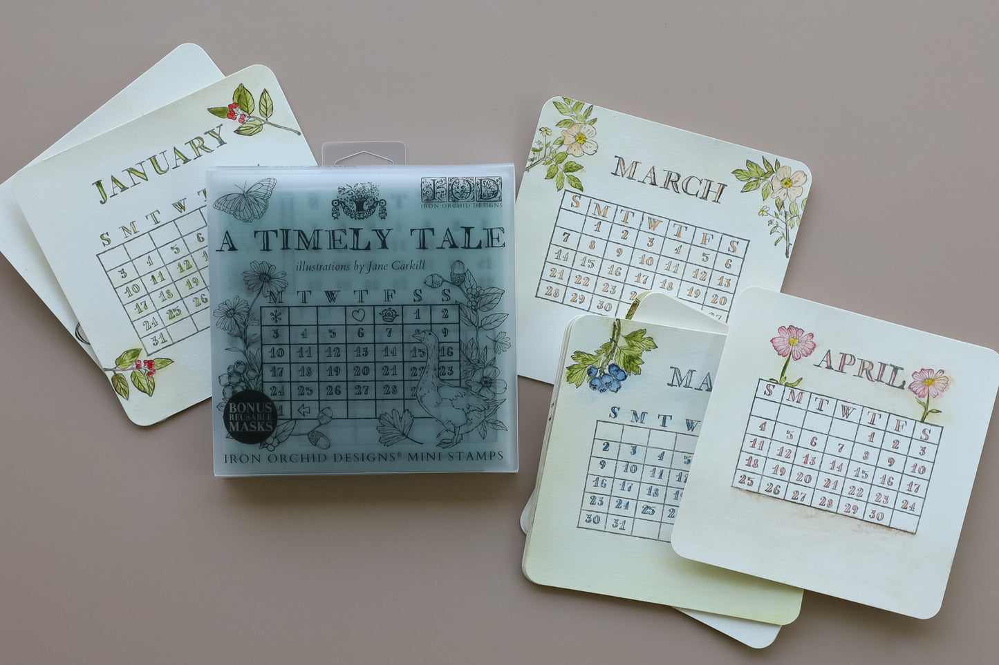 IOD A Timely Tale Stamp Set – Iron Orchid Designs