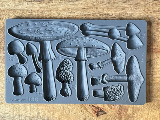 Toadstool IOD Mould – full mould view showing all mushroom elements