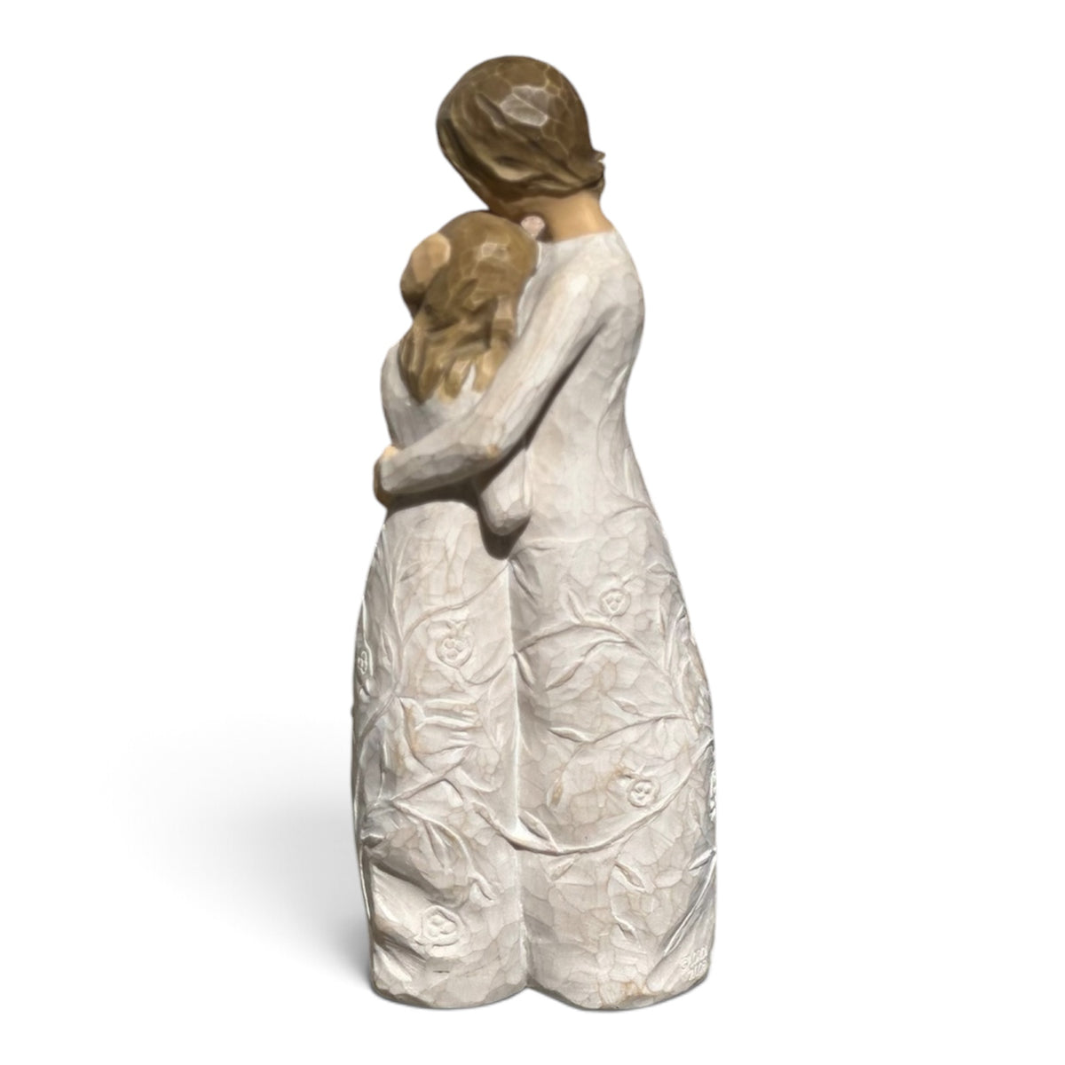 Willow Tree Close to Me freestanding mother and child sculpture, alternate view