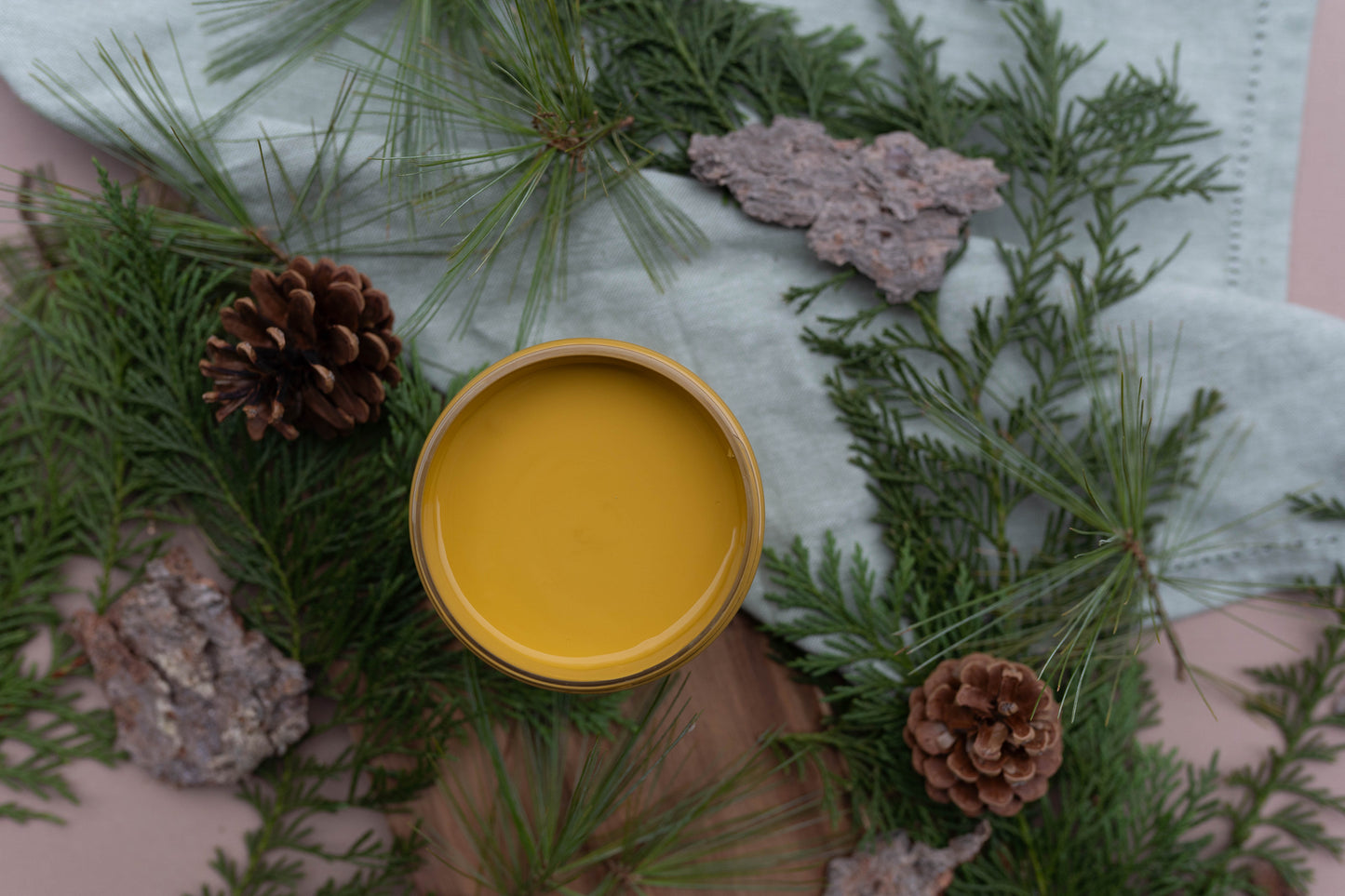 Yellowstone Dixie Belle Silk All-In-One Mineral Paint in rich saturated golden yellow
