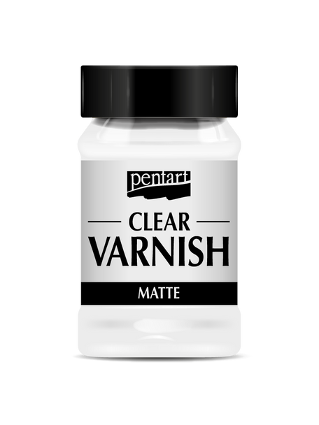 Pentart Clear Varnish Solvent Based jar